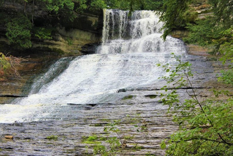 Laughing Whitefish Falls State Park, Michigan, USA